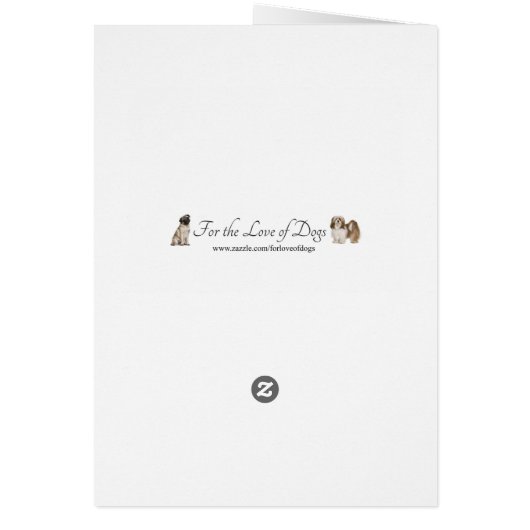 Funny Chihuahua Easter Card (Back)