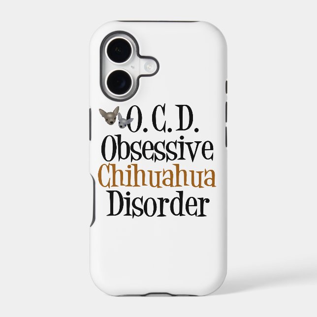 Funny Chihuahua Iphone Case (Back)