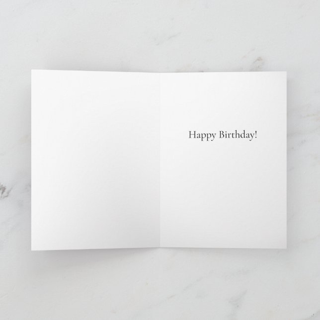 Funny Chihuahua Martini Birthday Card (Inside)