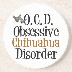 Funny Chihuahua Sandstone Coaster