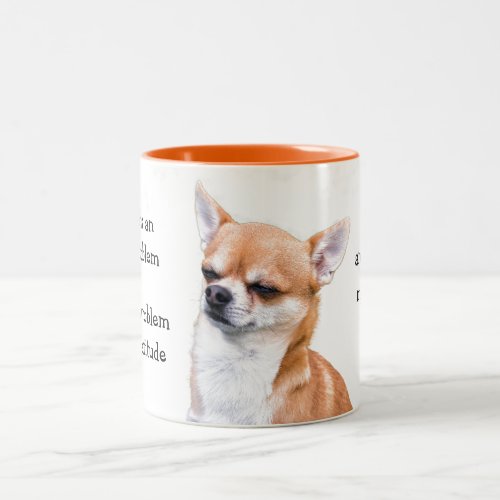 Funny Chihuahua Two_Tone Coffee Mug