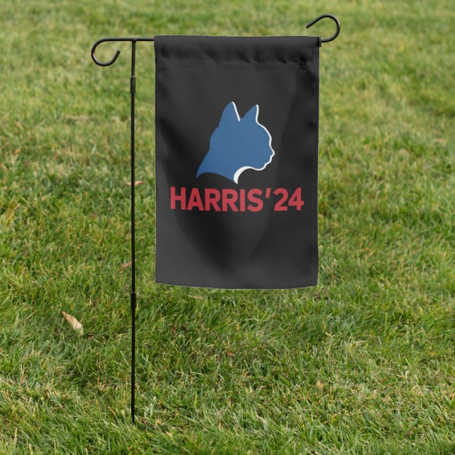 Funny Childless Cat Lady For Quote 2024 Garden Flag (In SItu)