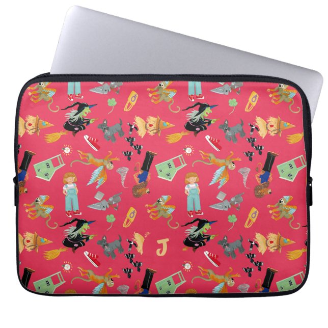 Funny children's characters laptop sleeve (Front)