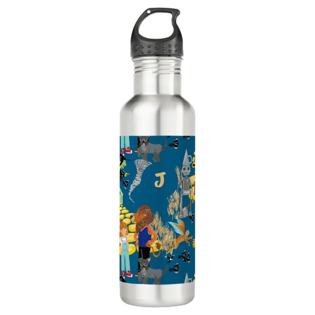 Funny children's characters stainless steel water bottle (Front)