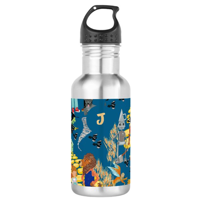 Funny children's characters stainless steel water bottle (Front)