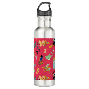 Funny children's characters stainless steel water bottle