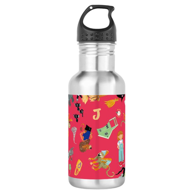 Funny children's characters stainless steel water bottle (Front)