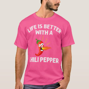 Funny Chili Pepper Design For Men Women Spicy Haba T-Shirt