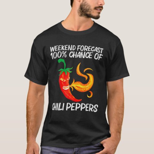 Funny Chili Pepper For Men Women Red Spicy Flaming T_Shirt