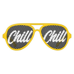 Funny Chill party shades Aviator sunglasses