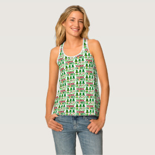 Funny Chillin with Gnomies St Patricks All Print Tank Top