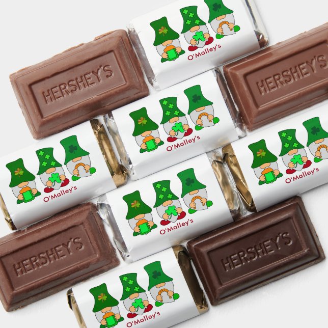 Funny Chillin with My Gnomies St Patricks Day Hershey's Miniatures (Assorted)