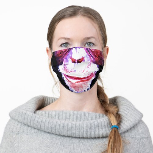 Funny Chimpanzee _ Animal Art Adult Cloth Face Mask
