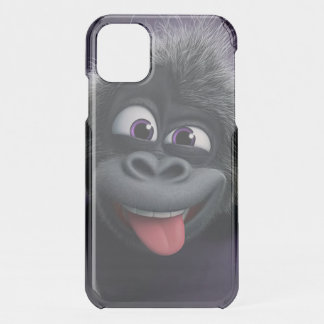 Funny chimpanzee cartoon iPhone 11 case