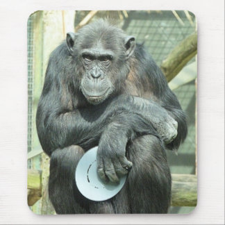 FUNNY CHIMPANZEE MOUSE PAD