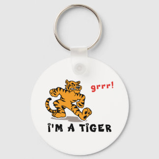 Funny Chinese Zodiac Tiger Keychain