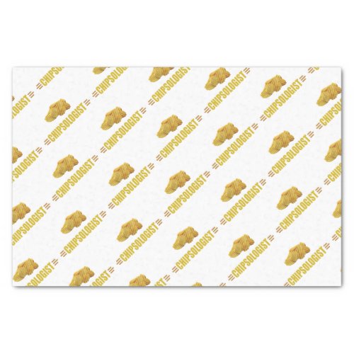 Funny CHIPSOLOGIST Potato Chip Lovers Tissue Paper