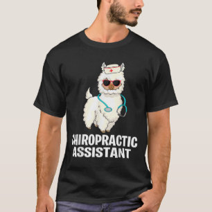 Funny Chiropractic Care Istant Llama Chiropractor T-Shirt