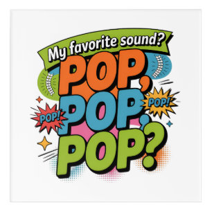 Funny Chiropractor Pop Sound Gift Acrylic Print