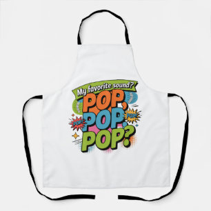 Funny Chiropractor Pop Sound Gift Apron