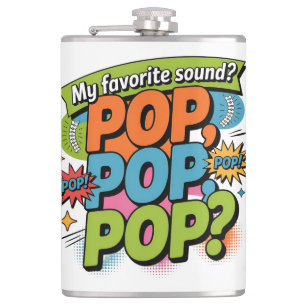 Funny Chiropractor Pop Sound Gift Flask