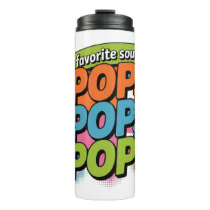 Funny Chiropractor Pop Sound Gift Thermal Tumbler