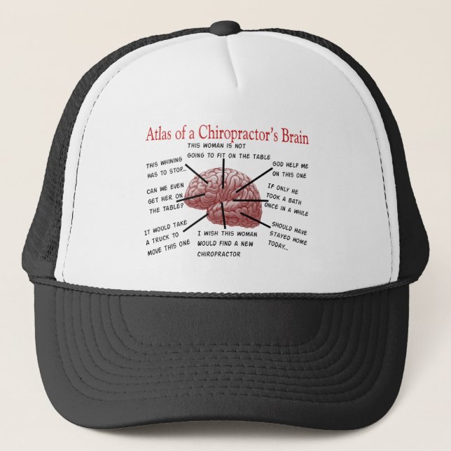 Funny Chiropractor's T-Shirt Trucker Hat (Front)