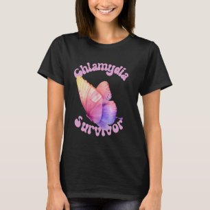 Funny Chlamydia Survivor Graphic Meme T-Shirt