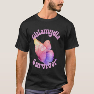 Funny Chlamydia Survivor Graphic Meme T-Shirt
