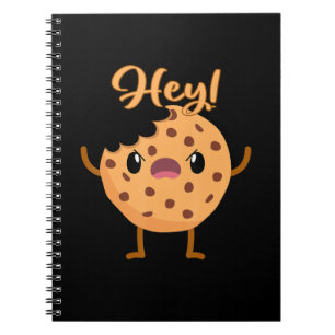Funny Chocolate Chip Cookie A Bite Taken Out Notebook