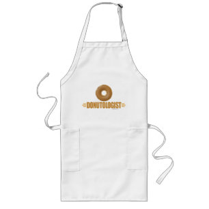 Funny Chocolate Donut Lover Long Apron