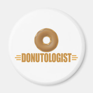Funny Chocolate Donut Lover Magnet
