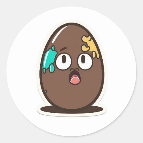 Funny Chocolate egg Cuteggs Sticker 9