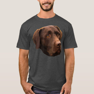 Funny Chocolate Lab Labrador Retriever Dog T-Shirt