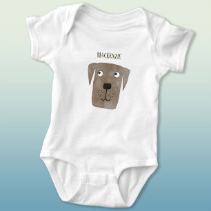 Chocolate lab baby clothes best sale