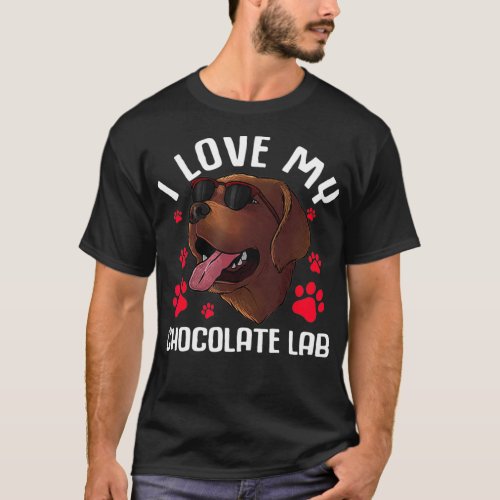 Funny Chocolate Labrador Retriever Gift Men Lab T_Shirt