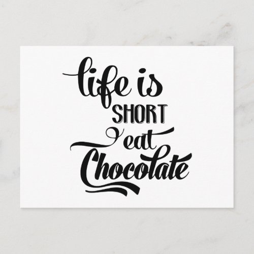 Funny Chocolate _ Love Miss You Thinking of You Postcard