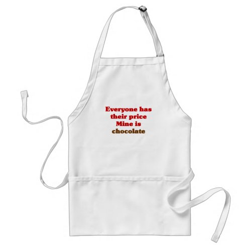 Funny Chocolate Lover Apron