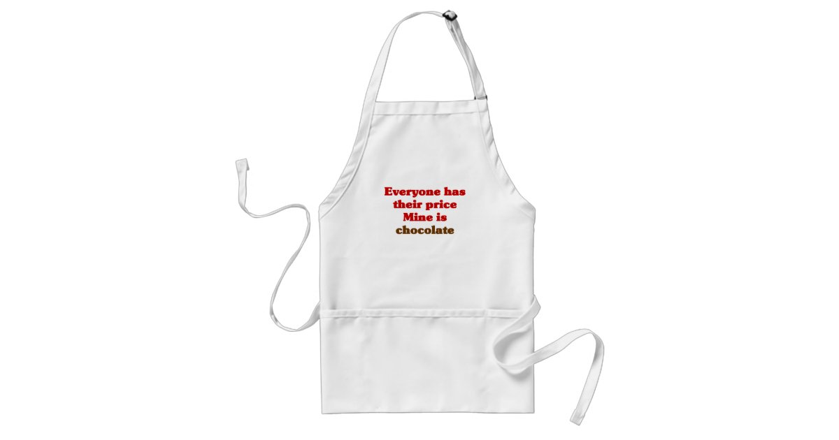 Funny Chocolate Lover Apron Zazzle