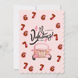 Funny Chocolate Lover Quote Valentine's Day Greeti Holiday Card