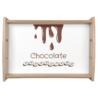 Funny Chocolate Serving Tray