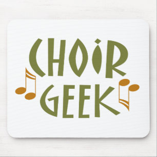 Funny Choir Geek Music Gift Mouse Pad