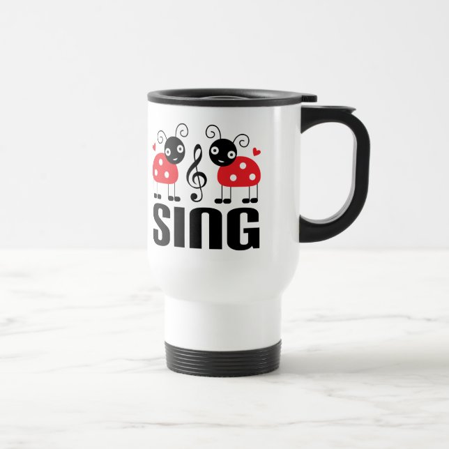 Funny Choir Singer Music Mug (Right)