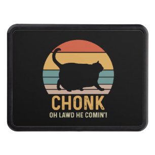 Funny Chonk Cat Meme Hitch Cover