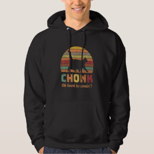 Funny Chonk Scale Cat Meme Memes Hoodie