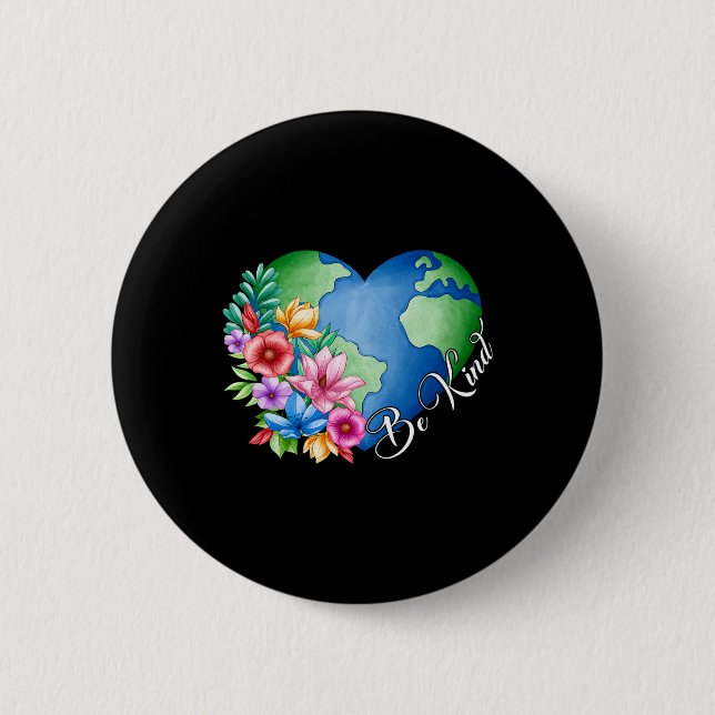 Funny Choose Kindness Cute Unity Day Back To Schoo Button (Front)