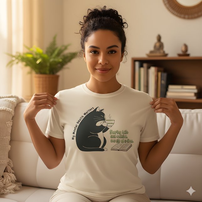 Funny Christian cat and matcha, Christian cat  T-Shirt (Creator Uploaded)