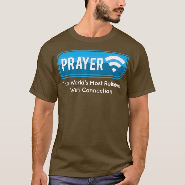 Funny Christian Catholic Gift Prayer Faith Men T-Shirt (Front)