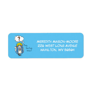 Funny Christian Christmas Cute Sheep Cartoon Label