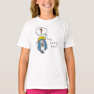 Funny Christian Christmas Cute Sheep Cartoon T-Shirt